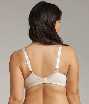 Soutien-gorge sans armatures beige Cœur Croisé Microfibre