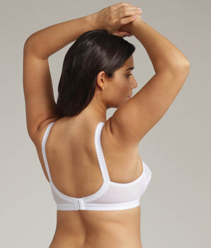 Soutien-gorge sans armatures blanc Cœur Croisé 165