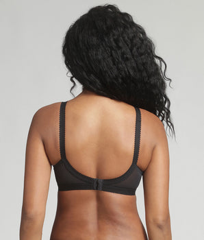 Soutien-gorge sans armatures noir Cœur Croisé 165