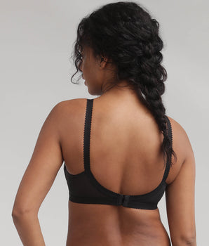 Soutien-gorge sans armatures noir Cœur Croisé 165