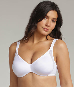 Soutien-gorge minimiseur blanc Expert in Silhouette