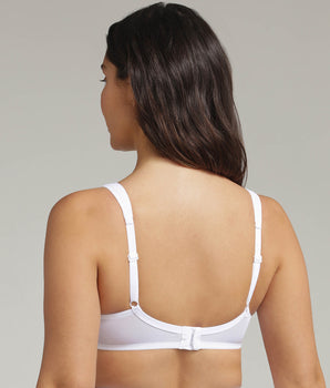 Soutien-gorge minimiseur blanc Expert in Silhouette