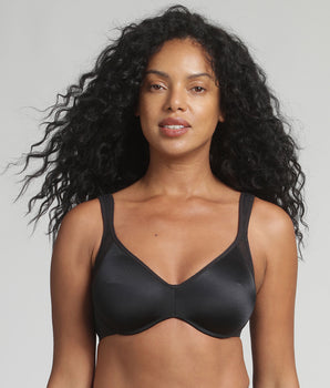 Soutien-gorge minimiseur noir Expert in Silhouette