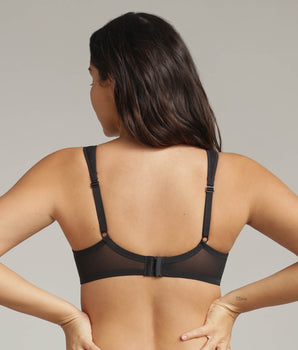 Soutien-gorge minimiseur noir Expert in Silhouette