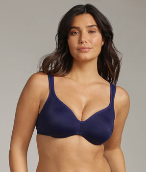 Soutien-gorge minimiseur bleu marine Expert in Silhouette