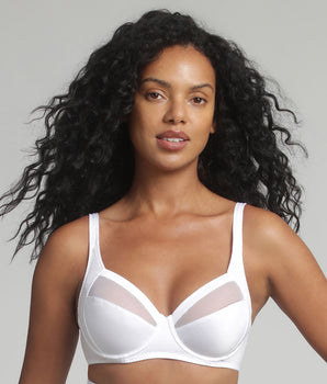 Soutien-gorge emboîtant tulle blanc Perfect Silhouette