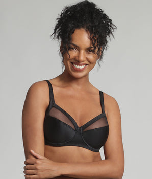 Soutien-gorge emboîtant tulle noir Perfect Silhouette