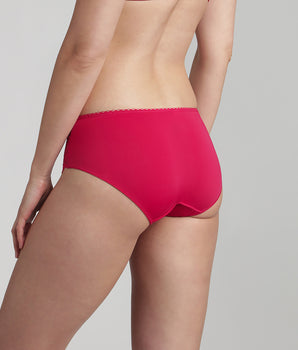 Culotte en dentelle rouge rubis Flower Elegance