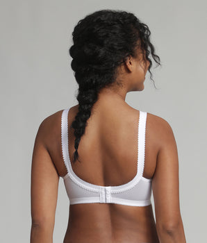 Soutien-gorge sans armatures blanc Cœur Croisé 556