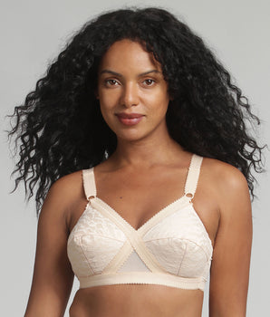 Soutien-gorge sans armatures beige Cœur Croisé 556