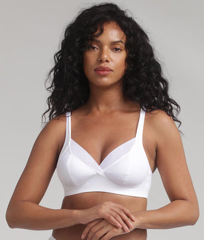 Soutien-gorge sans armatures blanc Feel Good Support