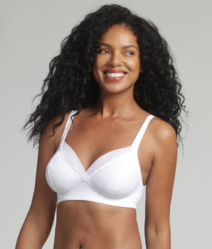 Soutien-gorge sans armatures blanc Feel Good Support