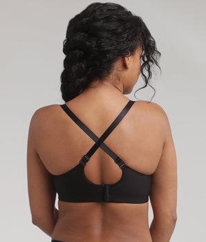 Soutien-gorge sans armatures noir Feel Good Support