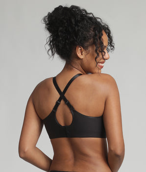 Soutien-gorge sans armatures noir Feel Good Support