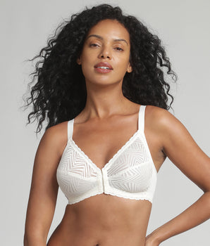 Soutien-gorge ouverture devant ivoire Ideal Posture