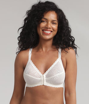 Soutien-gorge ouverture devant ivoire Ideal Posture