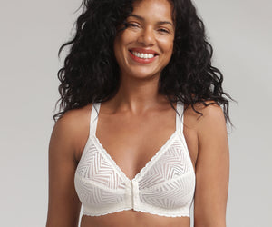 Soutien-gorge ouverture devant ivoire Ideal Posture