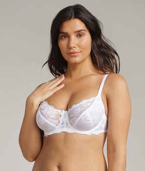 Soutien-gorge corbeille blanc Essential Elegance