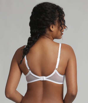 Soutien-gorge corbeille blanc Essential Elegance