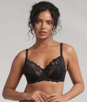 Soutien-gorge corbeille noir Essential Elegance