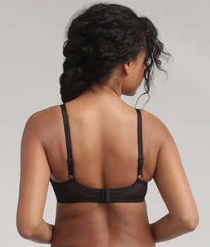 Soutien-gorge corbeille noir Essential Elegance