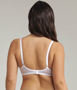 Soutien-gorge sans armatures blanc Essential Elegance