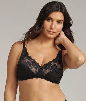 Soutien-gorge sans armatures noir Essential Elegance