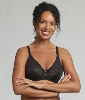 Soutien-gorge emboîtant noir Secret Comfort