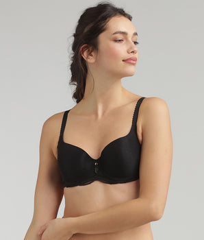 Soutien-gorge ampliforme noir Secret Comfort