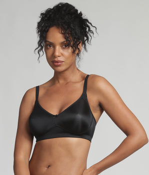 Soutien-gorge sans armatures noir Essential Support