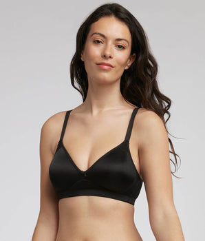 Soutien-gorge sans armatures noir Essential Support