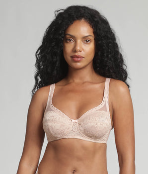 Soutien-gorge avec armatures beige Cœur Croisé Féminin Recyclé