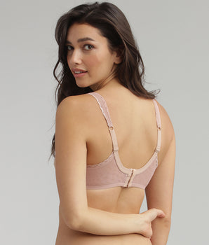 Soutien-gorge avec armatures beige Cœur Croisé Féminin Recyclé