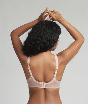 Soutien-gorge avec armatures beige Cœur Croisé Féminin Recyclé