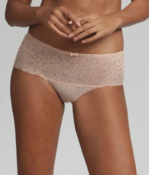 Culotte beige Cœur Croisé Féminin Recyclé