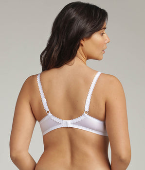 Soutien-gorge emboîtant blanc Flower Elegance Micro Recyclé