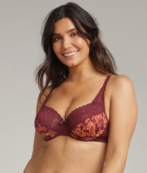 Soutien-gorge emboîtant imprimé bohème Flower Elegance Micro Recyclé