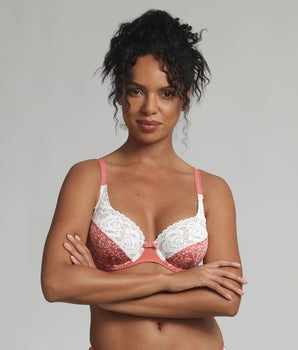 Soutien-gorge avec armatures imprimé rosé Flower Elegance Micro Recyclé