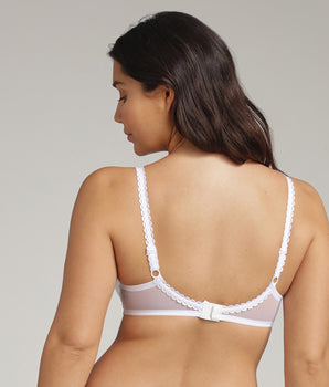 Soutien-gorge spacer blanc Flower Elegance Recyclé