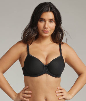 Soutien-gorge spacer noir Flower Elegance Recyclé