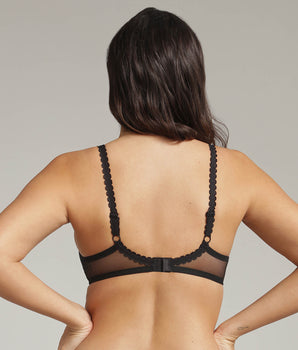 Soutien-gorge spacer noir Flower Elegance Recyclé