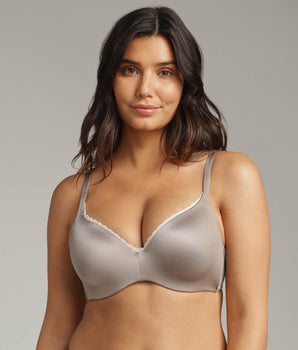 Soutien-gorge coques aux armatures amovibles taupe 24h Soft Absolu