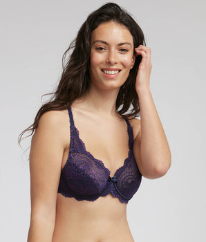 Soutien-gorge emboîtant bleuet Flower Elegance