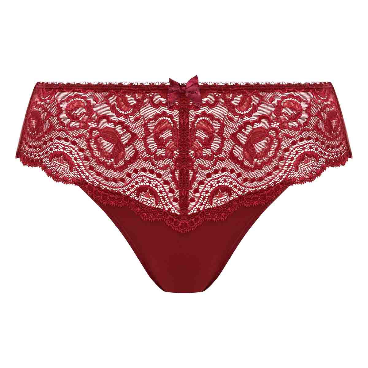 Culotte hotsell rouge dentelle