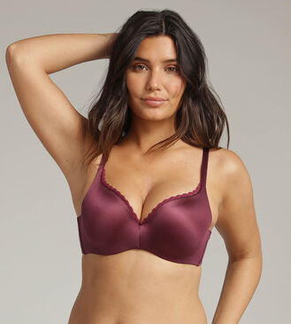 Soutien-gorge avec armatures amovibles prune 24h Soft Absolu, , PLAYTEX