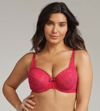 Soutien-gorge avec armatures fuchsia Flower Elegance Recyclé, , PLAYTEX